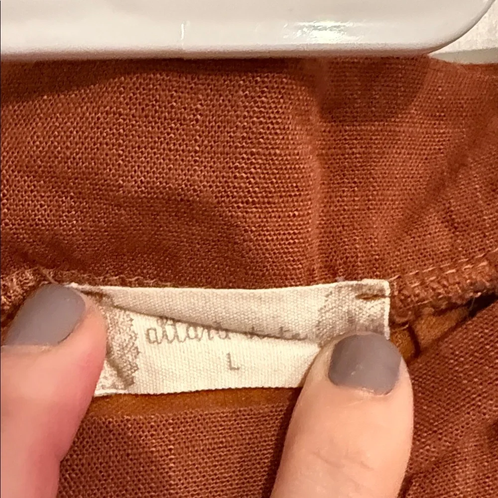 Altar'd State Rust Ruffle Skort - Picture 2 of 3